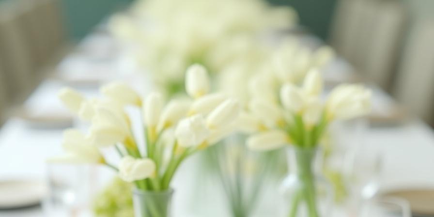 Bespoke table centerpiece for luxury dining event